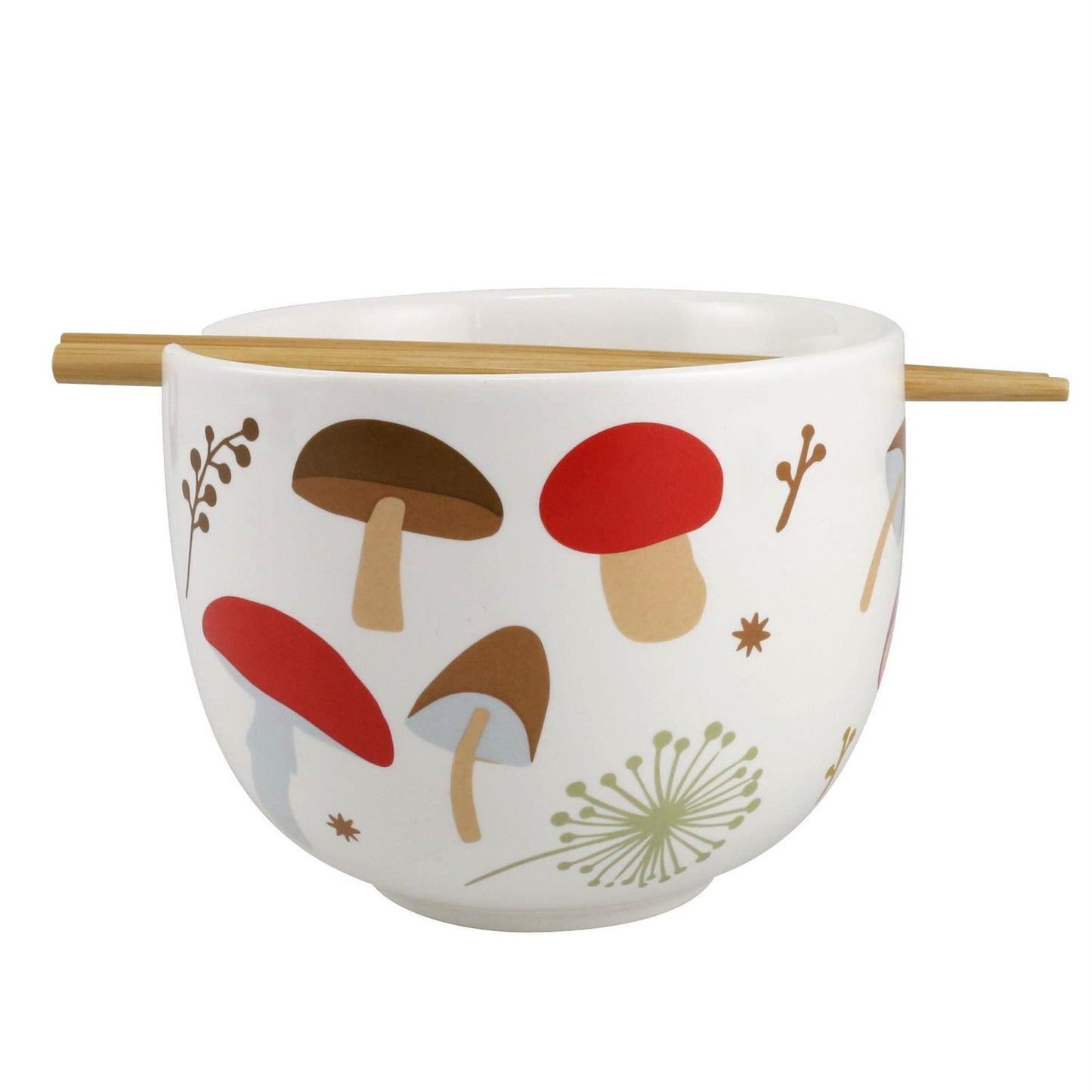 "I Don't Give A Shitake" Ramen Bowl and Chopsticks Set, 5.25"