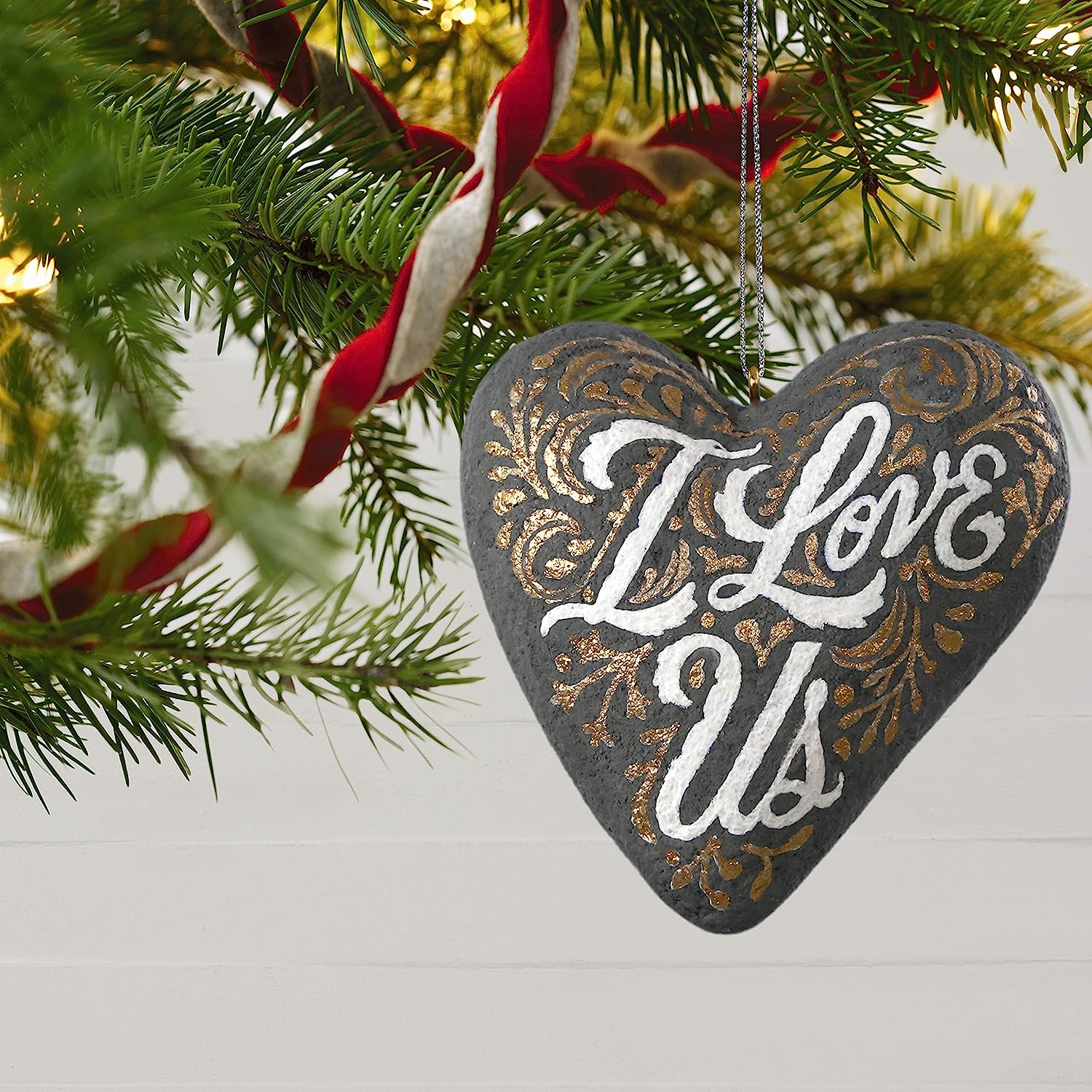 I Love Us, Concrete Heart, 2019 Keepsake Ornament