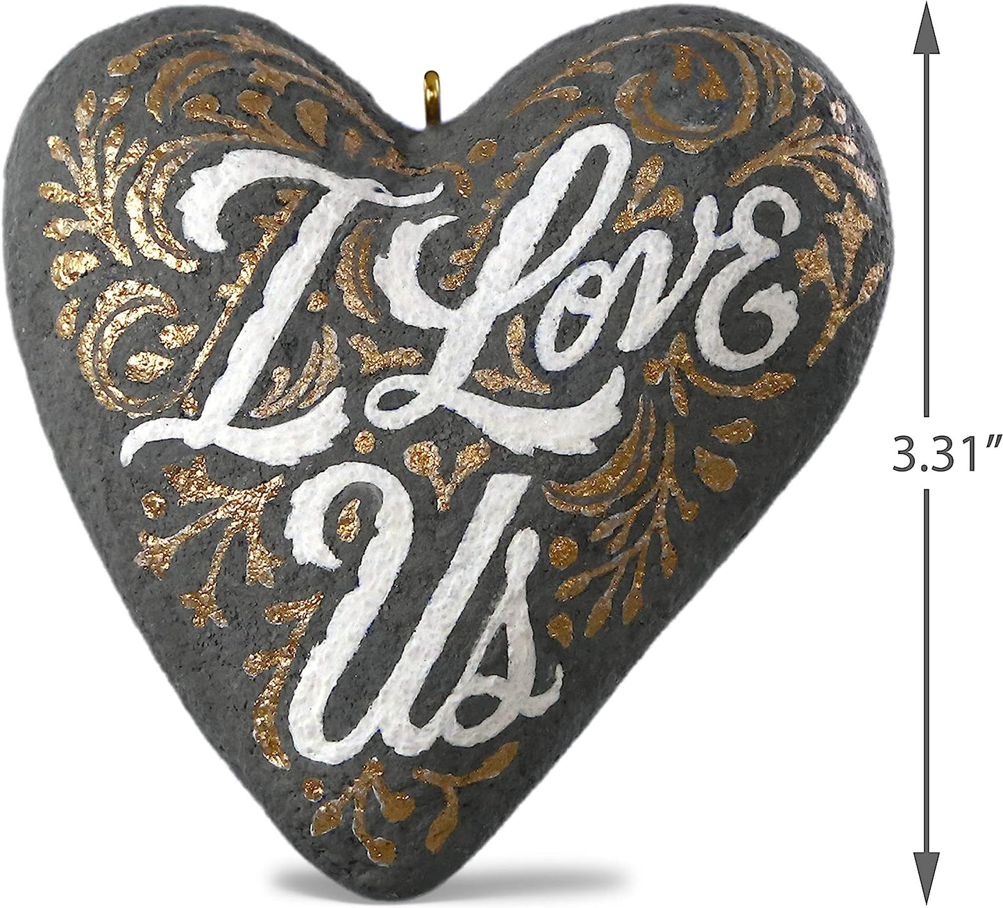 I Love Us, Concrete Heart, 2019 Keepsake Ornament