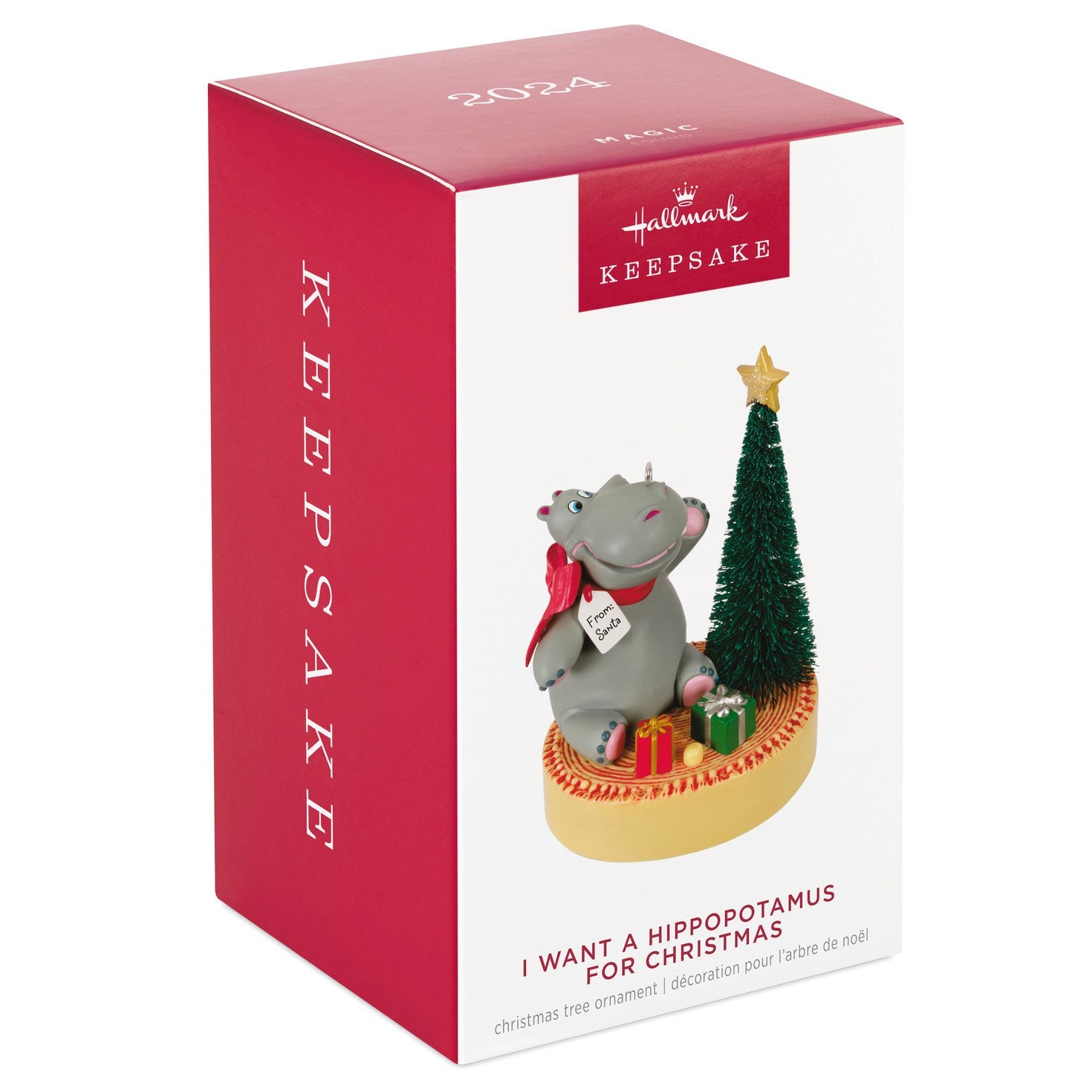 I Want a Hippopotamus for Christmas Musical 2024 Keepsake Ornament