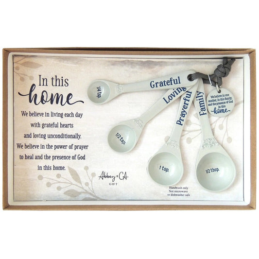 In This Home Measuring Spoons, Set of 4