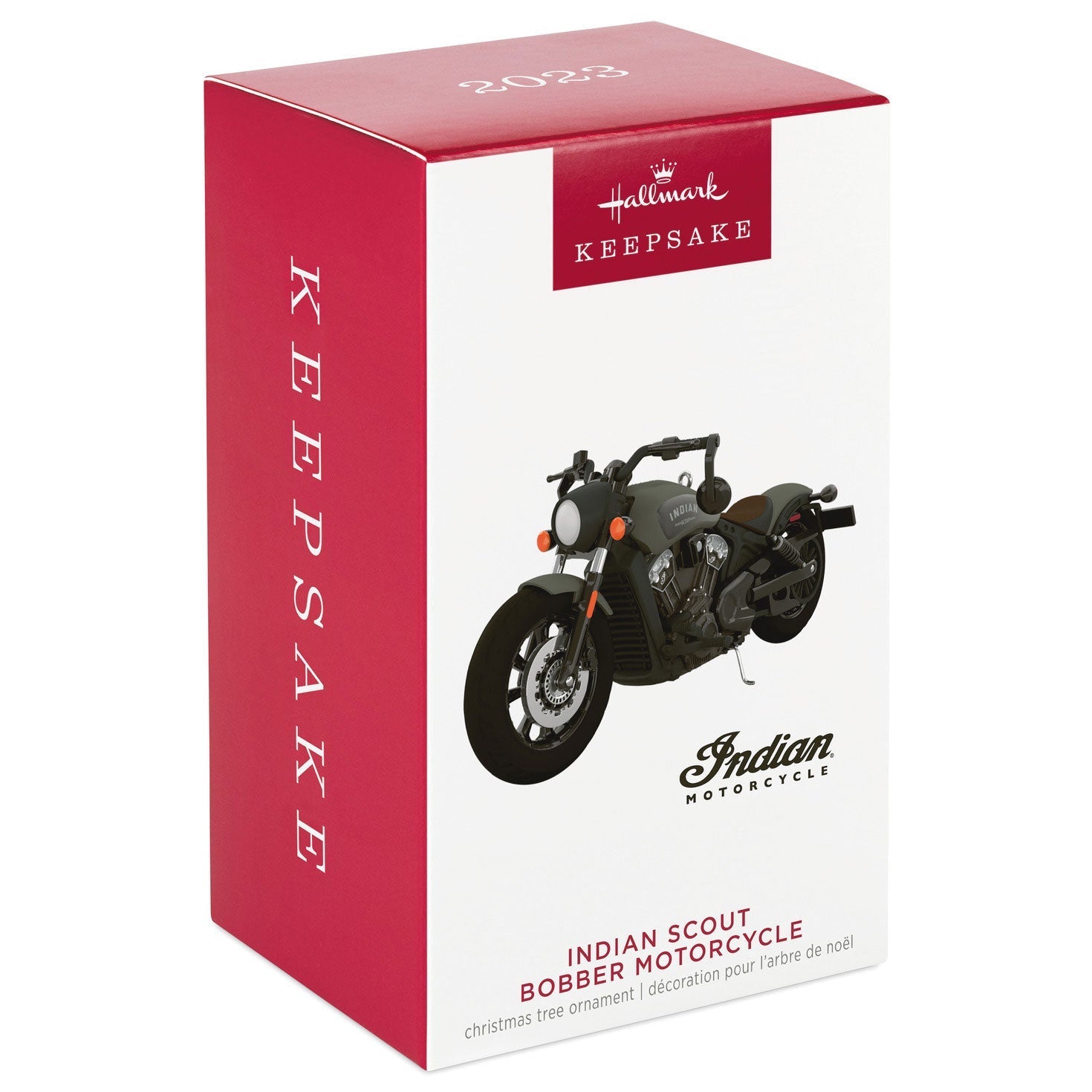 Indian Motorcycle Scout Bobber 2023 Metal, 2023 Keepsake Ornament