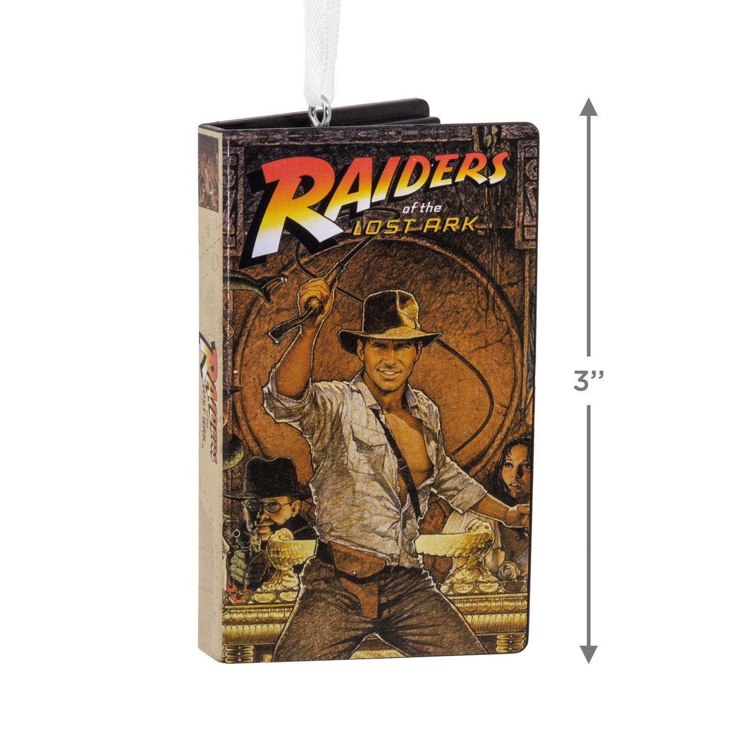 Indiana Jones Movie Retro Video Cassette Case Hallmark Ornament