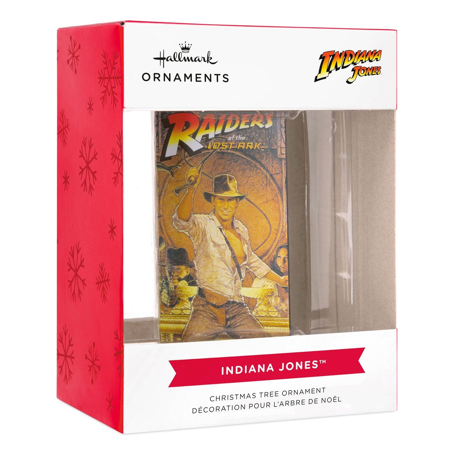 Indiana Jones Movie Retro Video Cassette Case Hallmark Ornament