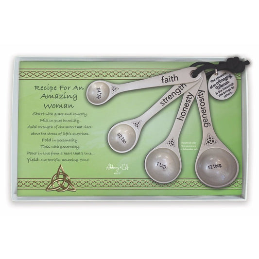 Irish Amazing Woman Measuring Spoons, Set of 4