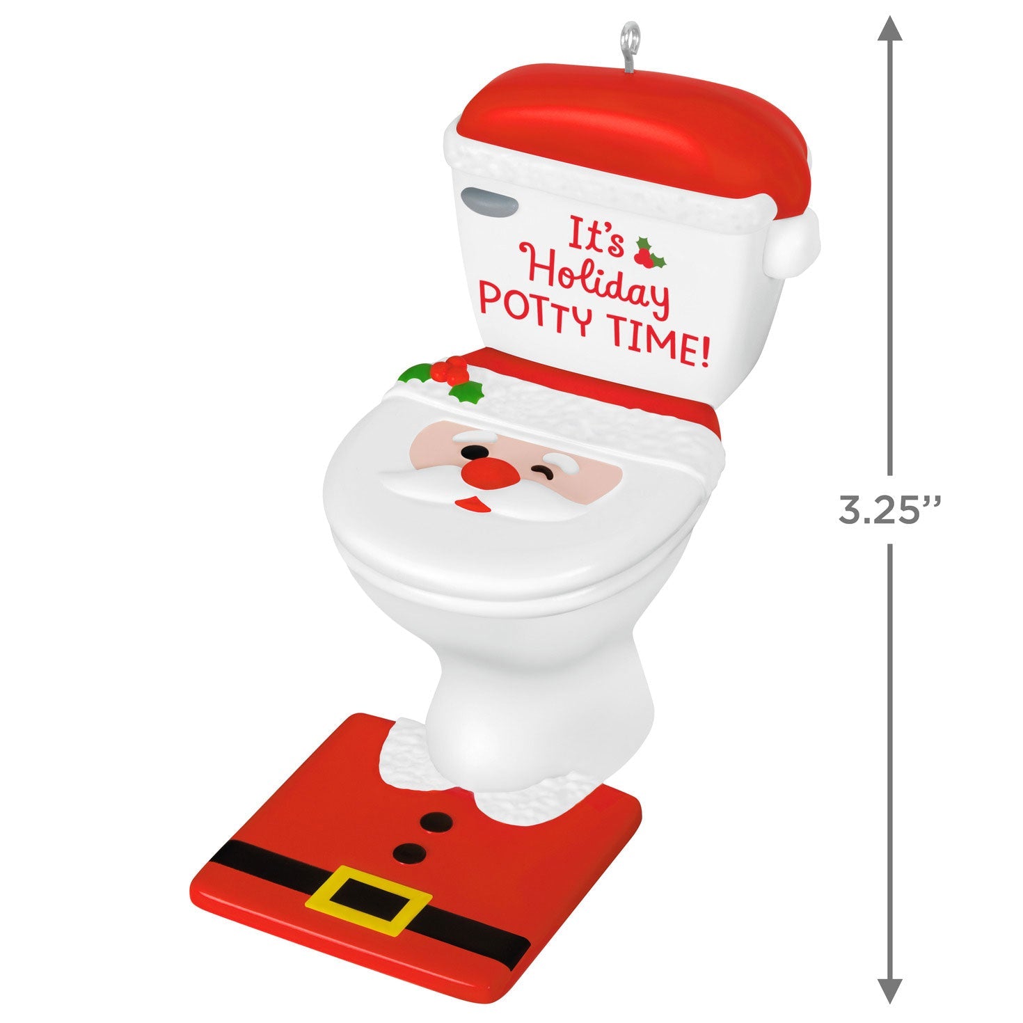 It's Holiday Potty Time 2024 Keepsake Ornament