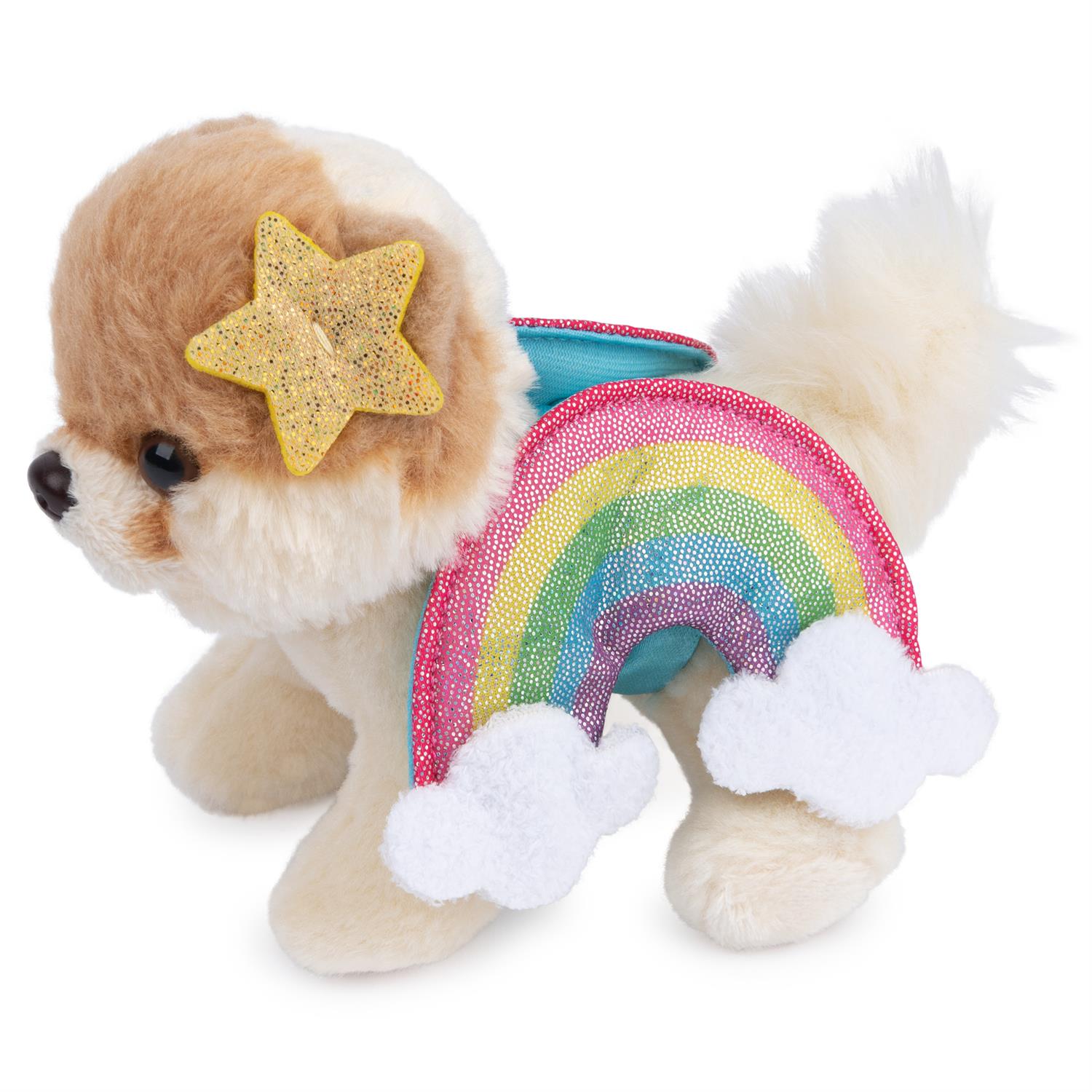 Itty Bitty Boo Rainbow Stuffed Animal Plush, 5"