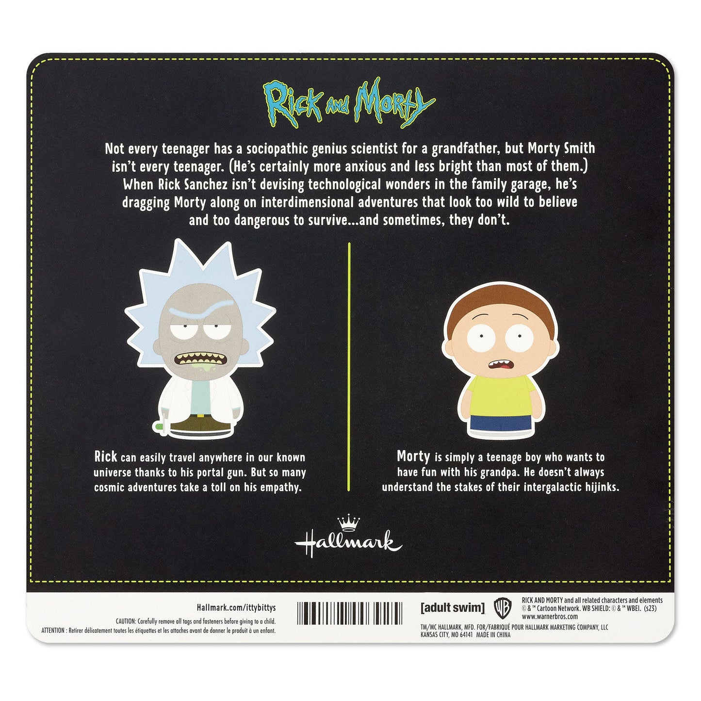 itty bittys Rick and Morty Plush, Set of 2