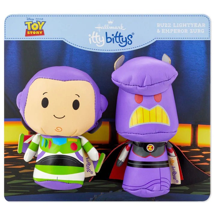 itty bittys Disney/Pixar Toy Story Buzz Lightyear and Emperor Zurg Plush, Set of 2