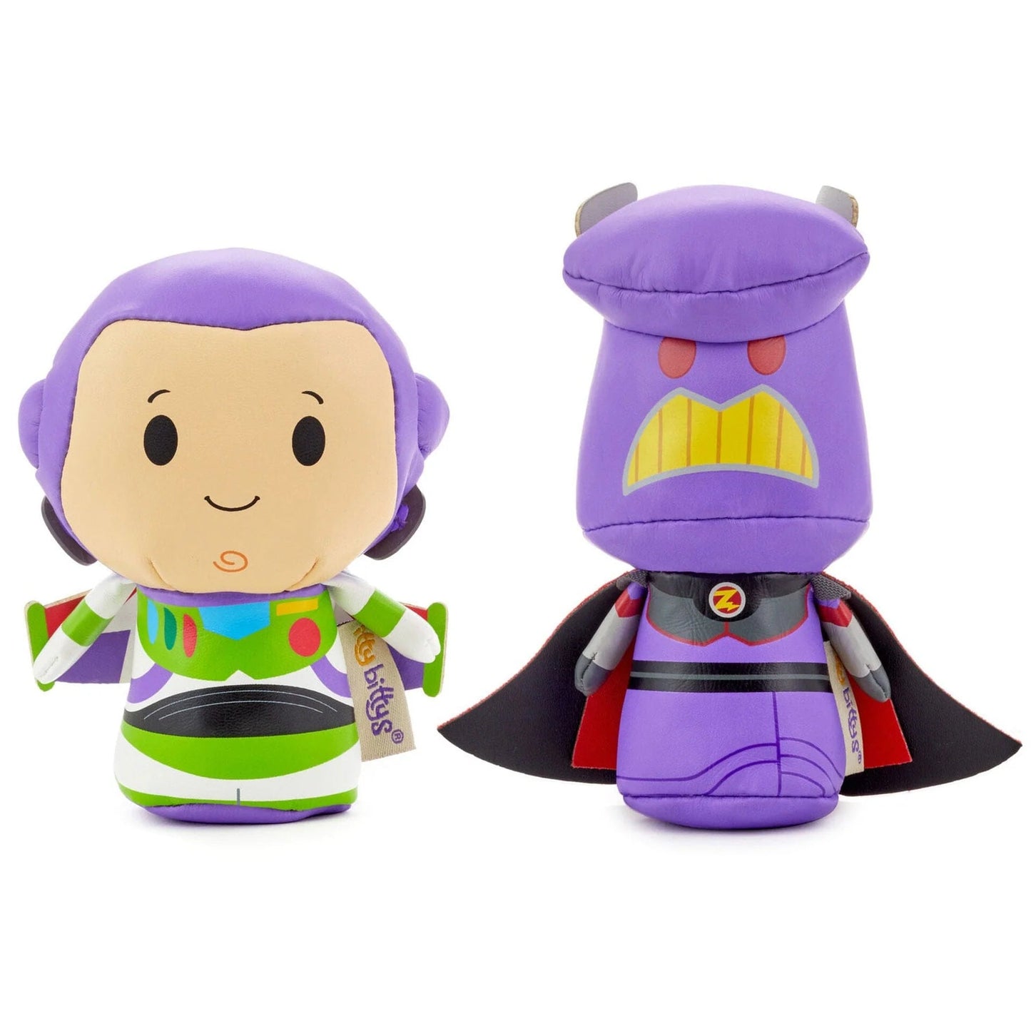 itty bittys Disney/Pixar Toy Story Buzz Lightyear and Emperor Zurg Plush, Set of 2