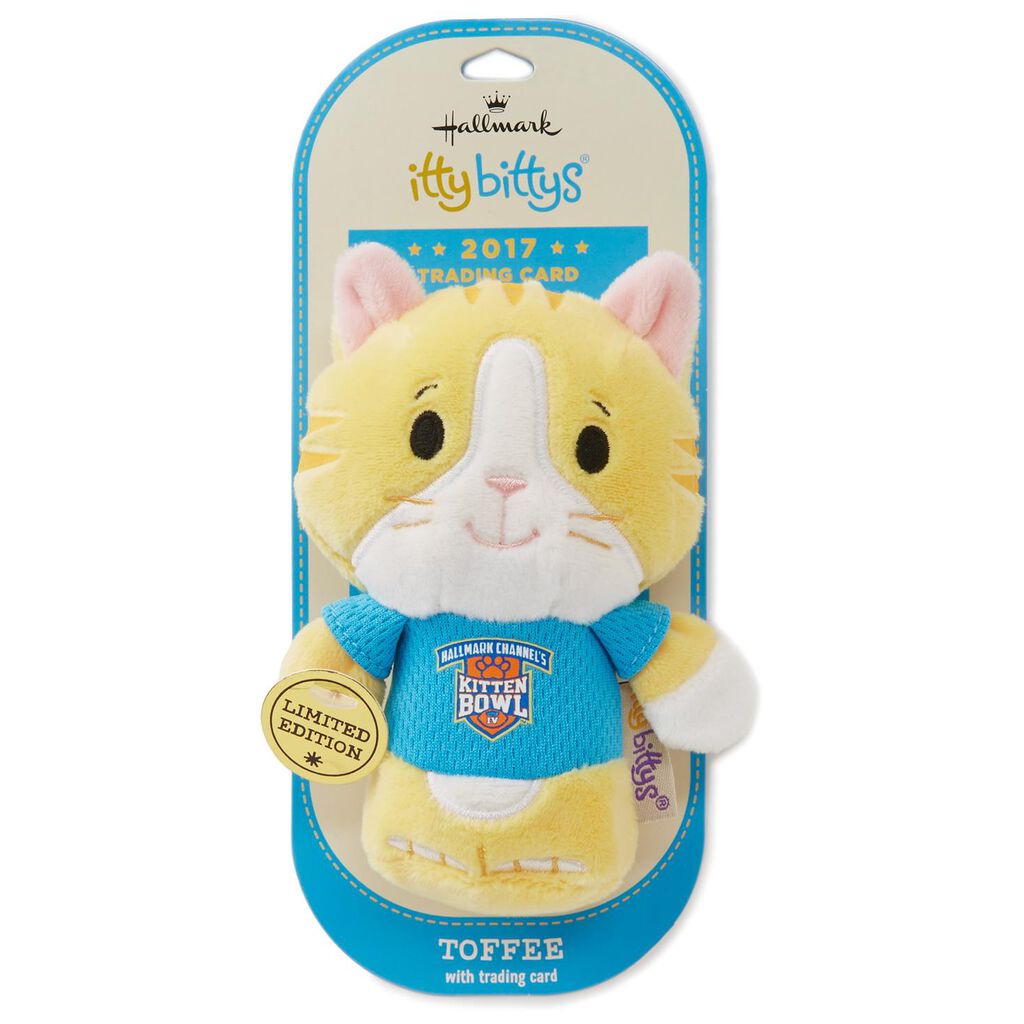 itty bittys Kitten Bowl Toffee Stuffed Animal Limited Edition