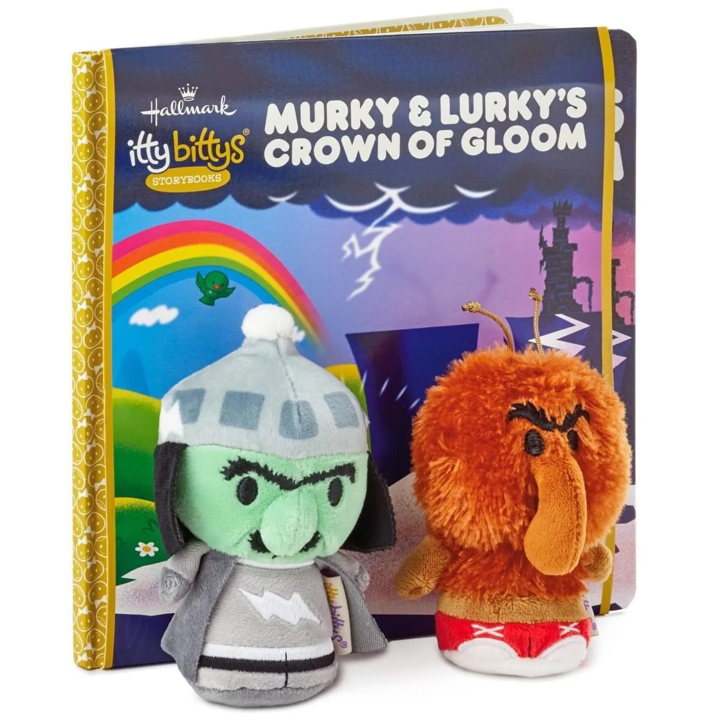 itty bittys Murky & Lurky's Crown of Gloom Stuffed Animal and Storybook Set