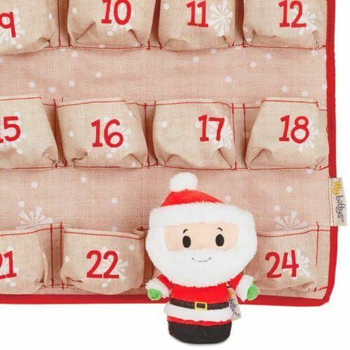 itty bittys Santa Plush Christmas Countdown Calendar - Celebrations Hallmark