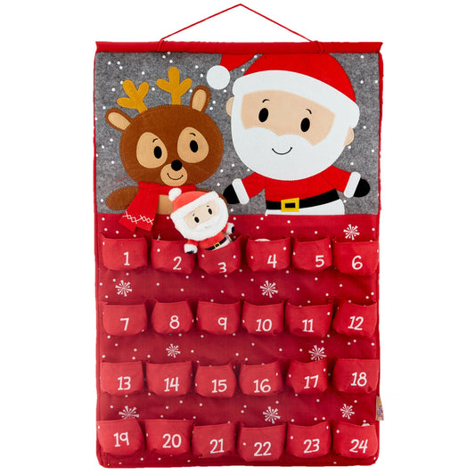 itty bittys Santa Plush Christmas Countdown Calendar