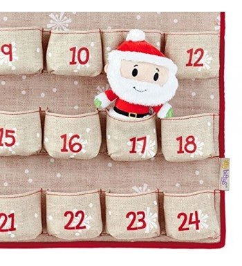 itty bittys Santa Plush Christmas Countdown Calendar - Celebrations Hallmark