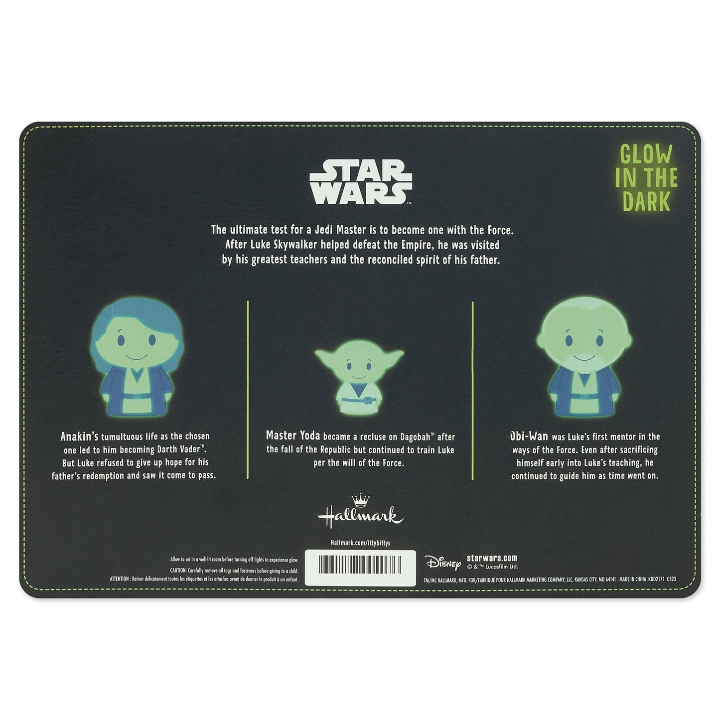 itty bittys Star Wars Jedi Force Ghosts Plush, Set of 3