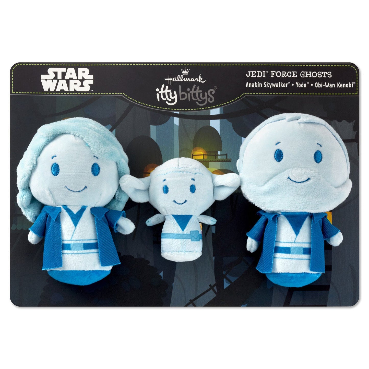 itty bittys Star Wars Jedi Force Ghosts Plush, Set of 3