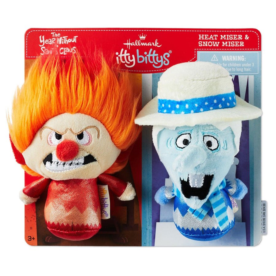 itty bittys® The Year Without a Santa Claus Heat Miser and Snow Miser Plush, Set of 2