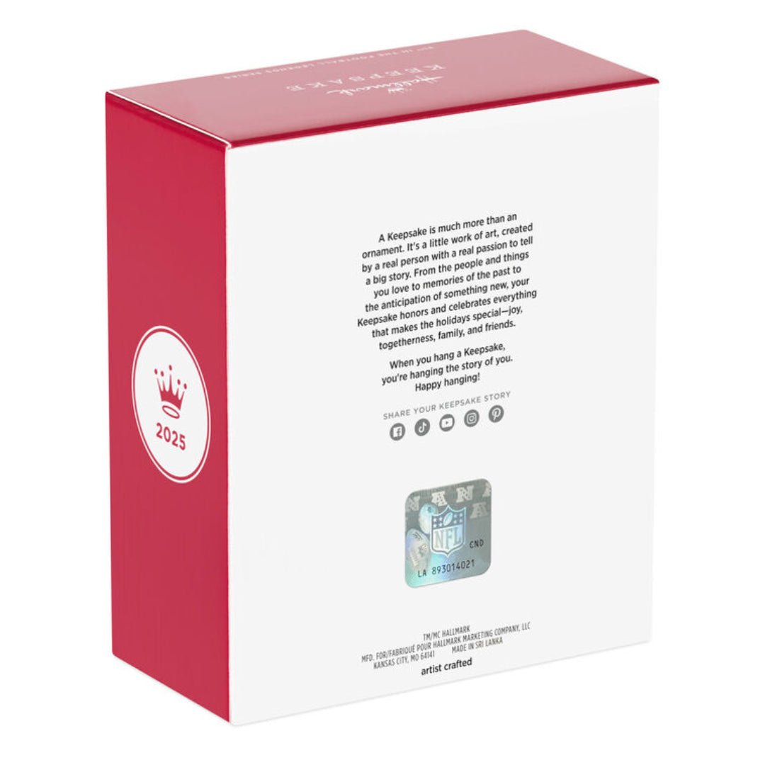 Jalen Hurts Philadelphia Eagles 31st in the Football Legends series 2025 Keepsake Ornament
