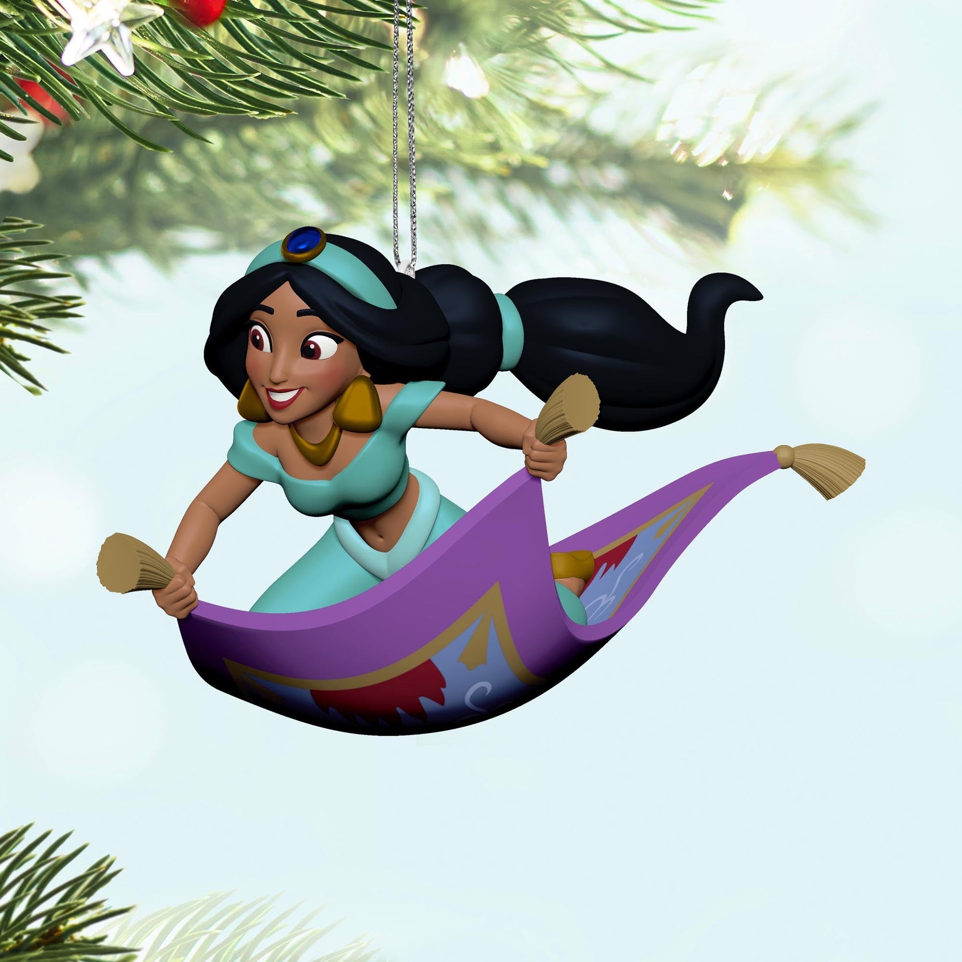 Jasmine's Magic Carpet Ride Disney Aladdin 2025 Keepsake Ornament