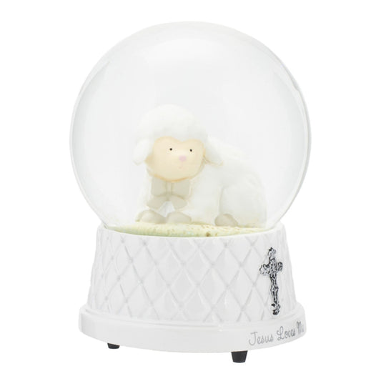 Jesus Loves Me Musical Water Globe