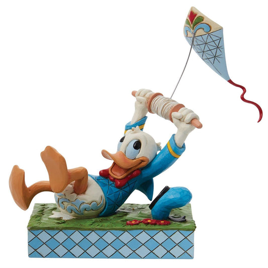 Jim Shore "A Flying Duck" Donald with Kite Figurine