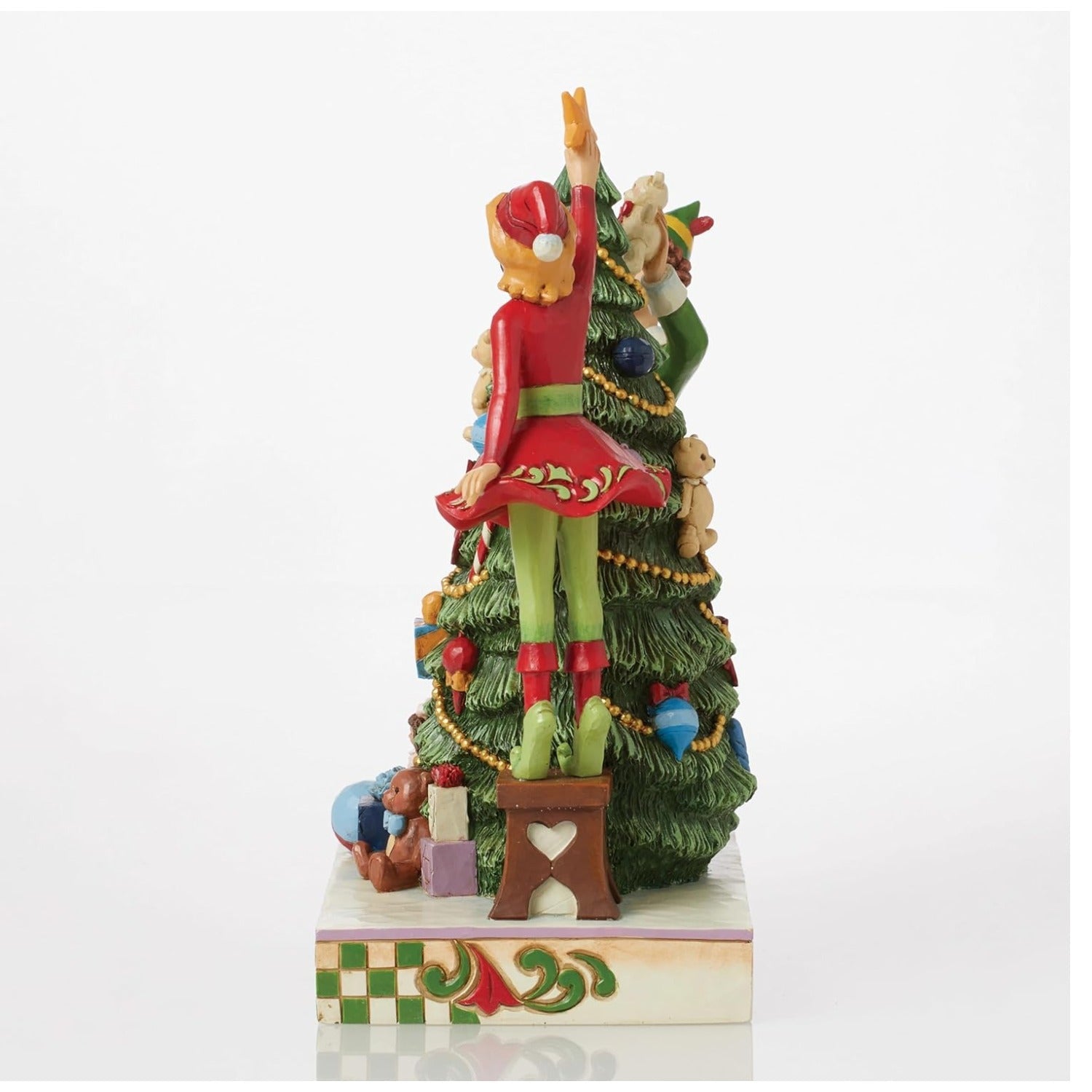 Jim Shore Buddy Elf and Jovie Elf Decorating Figurine