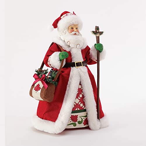 Jim Shore by Possible Dreams True North Canadian Santa Figurine, 10.5 Inch