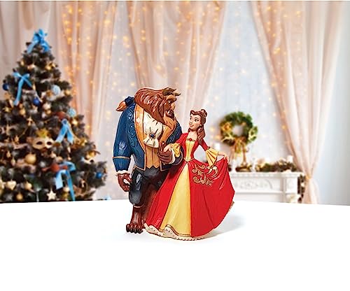 Jim Shore Disney Traditions Beauty and The Beast Enchanted Figurine, 9.02"