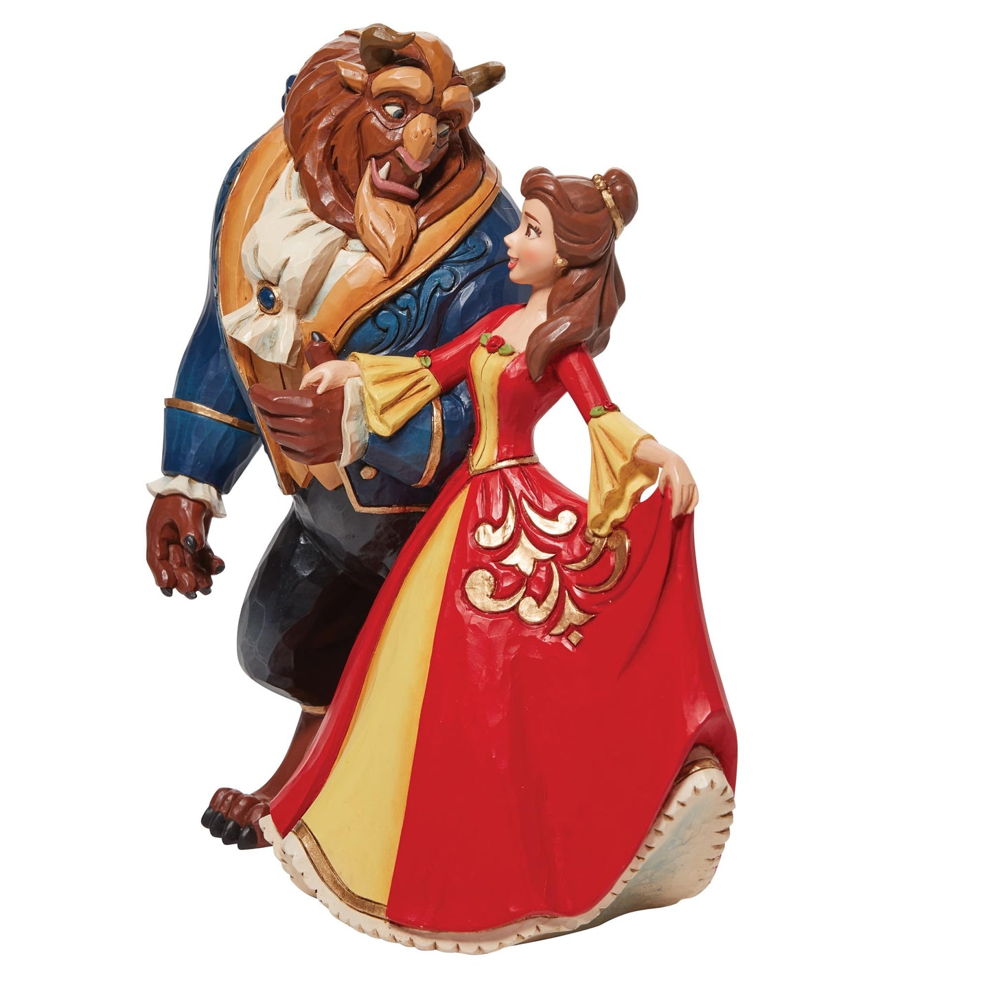 Jim Shore Disney Traditions Beauty and The Beast Enchanted Figurine, 9.02"