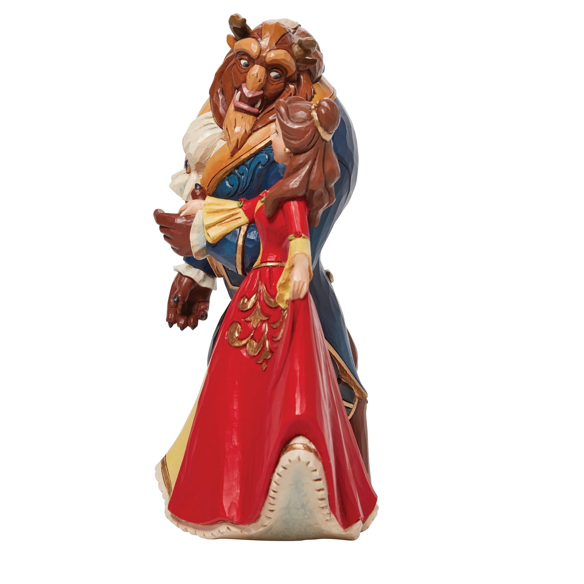 Jim Shore Disney Traditions Beauty and The Beast Enchanted Figurine, 9.02"