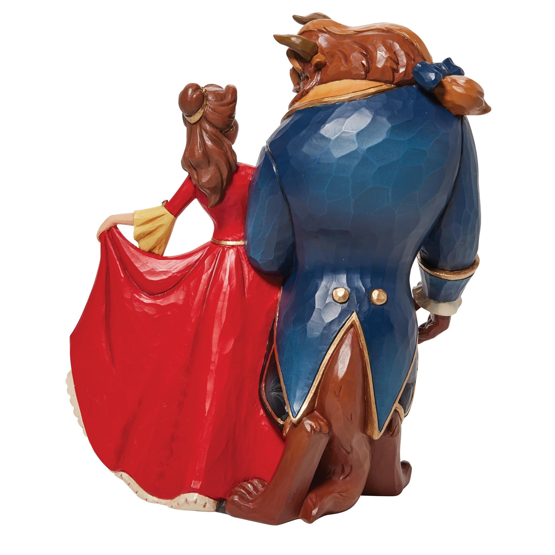 Jim Shore Disney Traditions Beauty and The Beast Enchanted Figurine, 9.02"