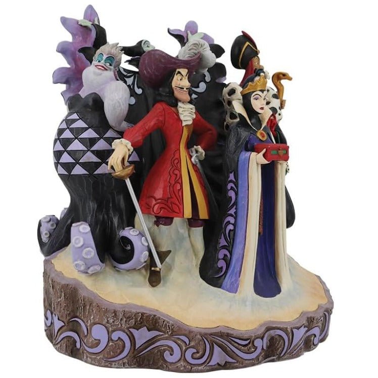 Jim Shore Disney Traditions by Jim Shore Villians Carved by Heart Figurine, 9.4"