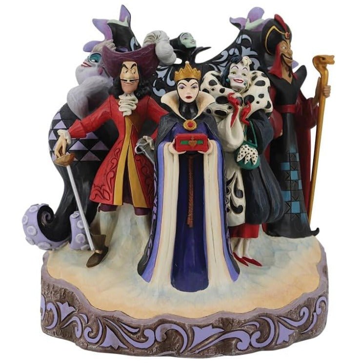 Jim Shore Disney Traditions by Jim Shore Villians Carved by Heart Figurine, 9.4"