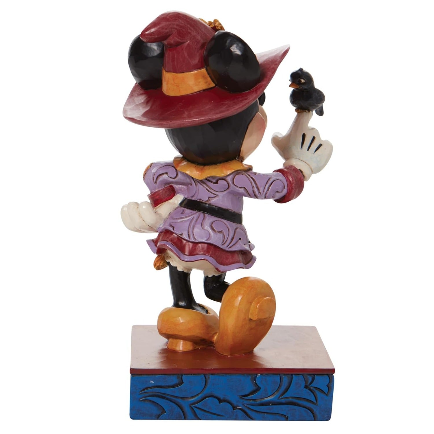 Jim Shore Disney Traditions Halloween Scarecrow Minnie Mouse Figurine, 6.5"
