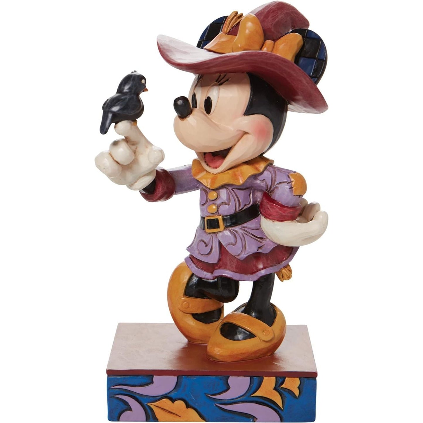 Jim Shore Disney Traditions Halloween Scarecrow Minnie Mouse Figurine, 6.5"