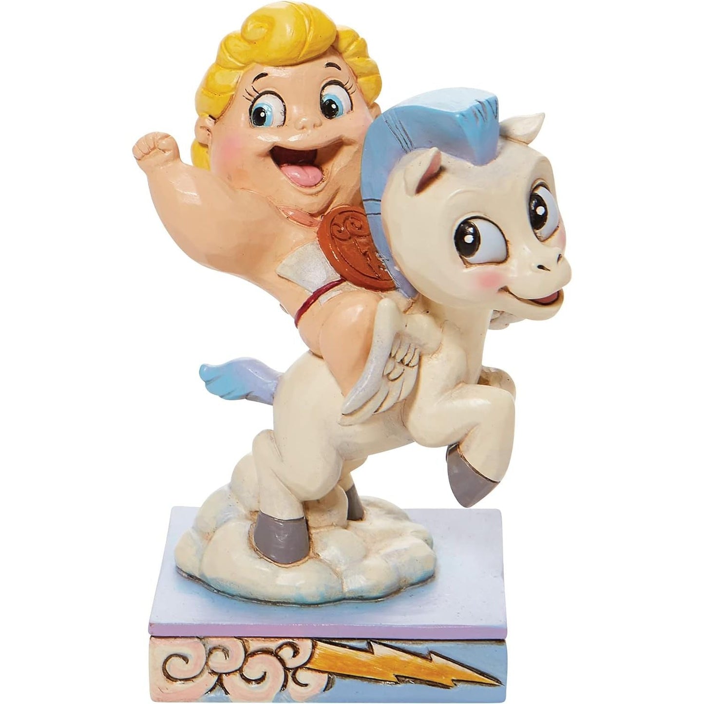Jim Shore Disney Traditions Hercules and Pegasus Flying Figurine, 5.75"