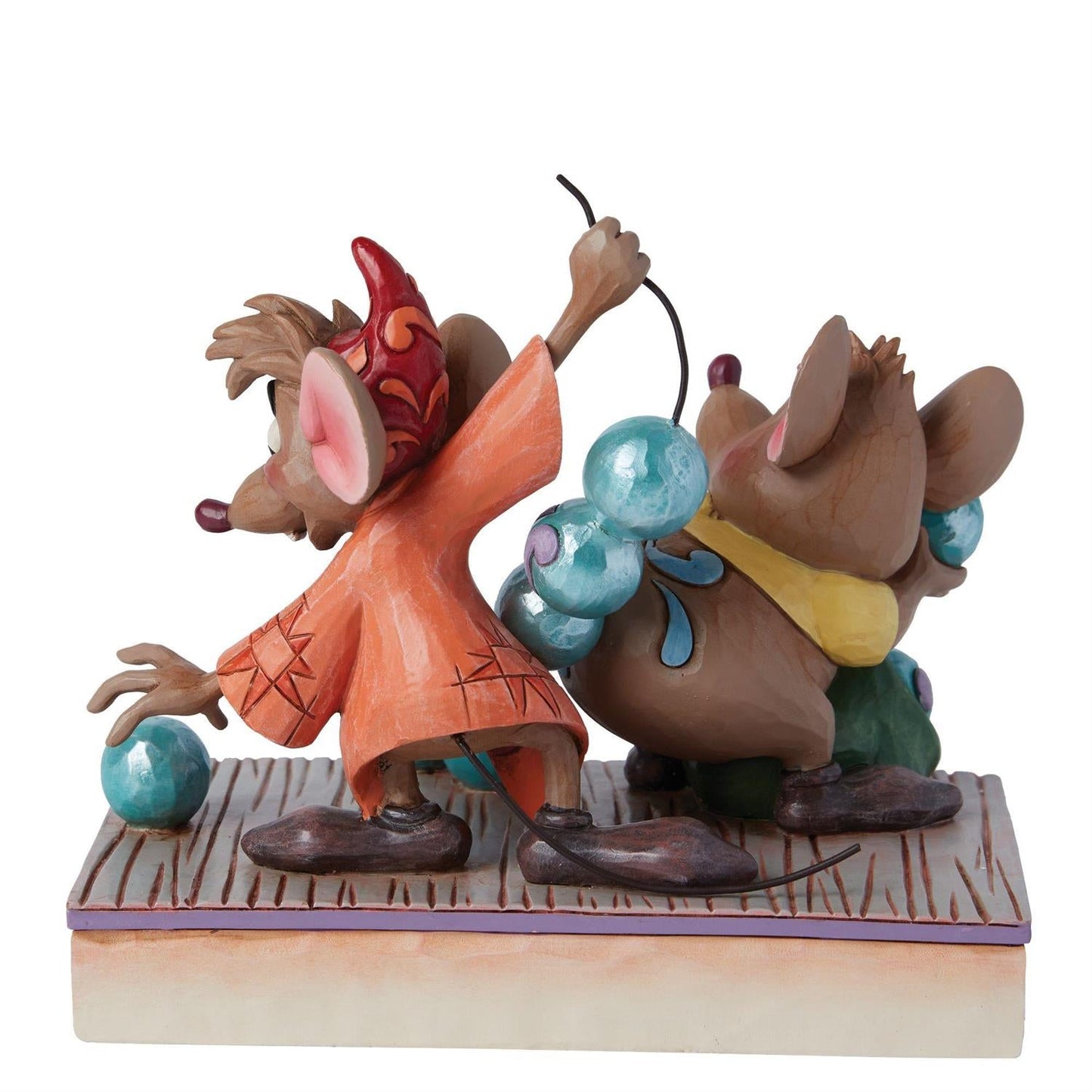 Jim Shore Disney Traditions Jaq and Gus "Beads for Cinderelly" Figurine