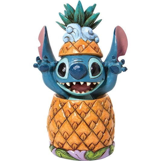 Jim Shore Disney Traditions Lilo and Stitch Pineapple Pal Figurine, 5.75 Inch
