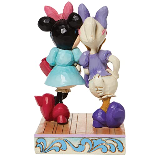 Jim Shore Disney Traditions Minnie Mouse and Daisy Duck Fashionistas Figurine, 5.75 Inch