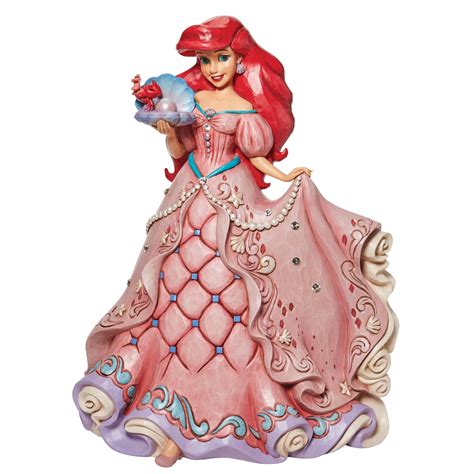 Jim Shore Disney Traditions The Little Mermaid Enchanted Princess Ariel Deluxe Figurine, 15.75"