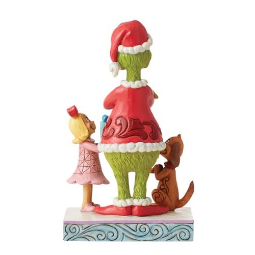 Jim Shore Dr. Seuss The Grinch w/Tree Max Cindy-Lou Rotating Base 6008885 buy NIB