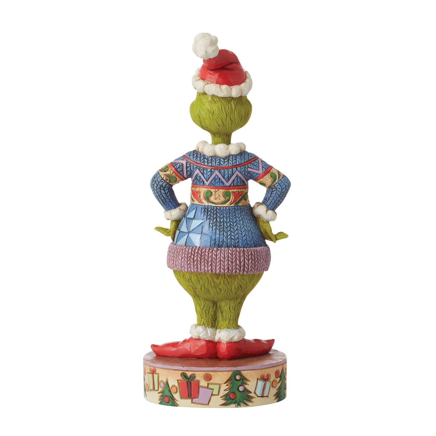 Jim Shore Dr. Seuss Grinch Ugly Christmas Sweater Figurine, 8.66"