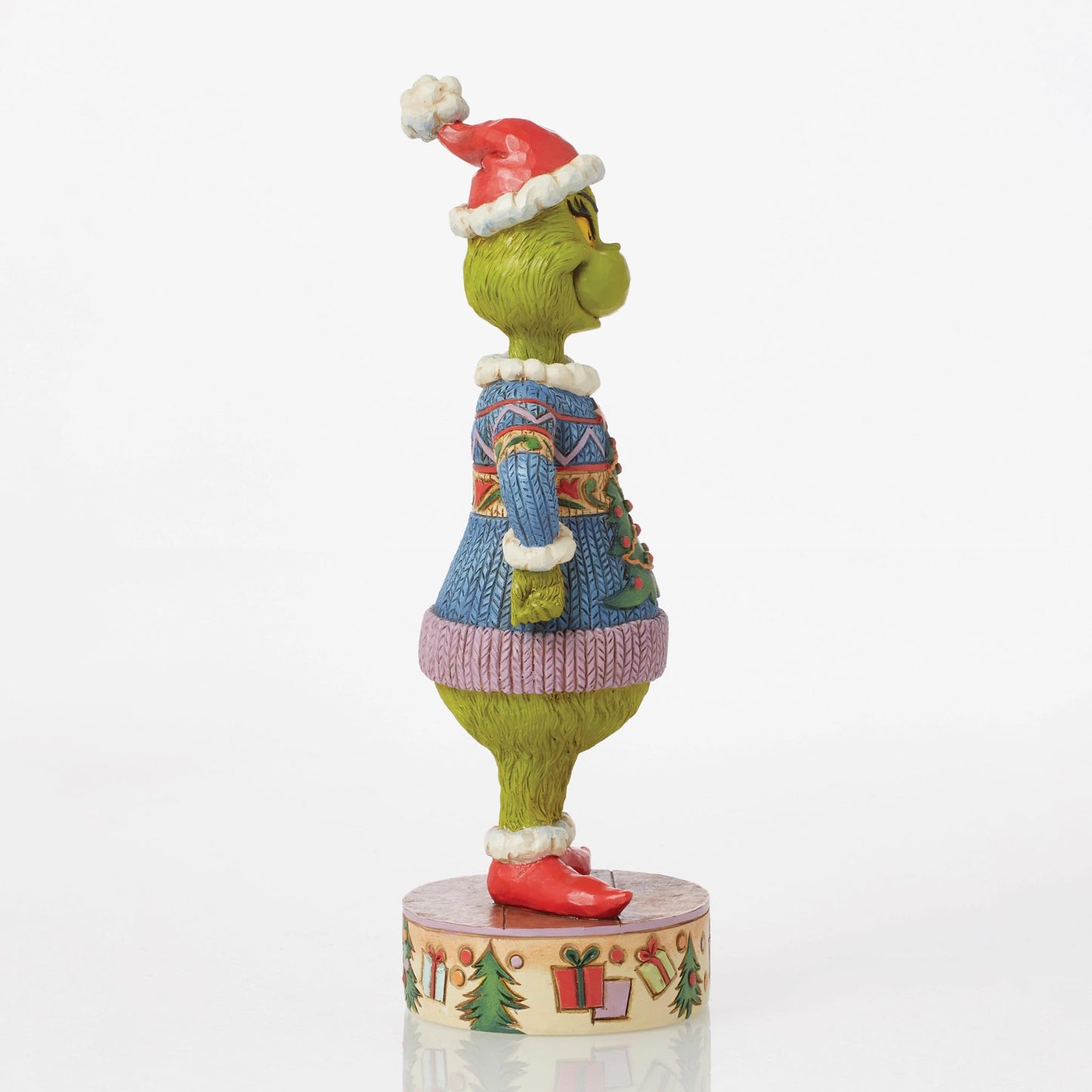 Jim Shore Dr. Seuss Grinch Ugly Christmas Sweater Figurine, 8.66"