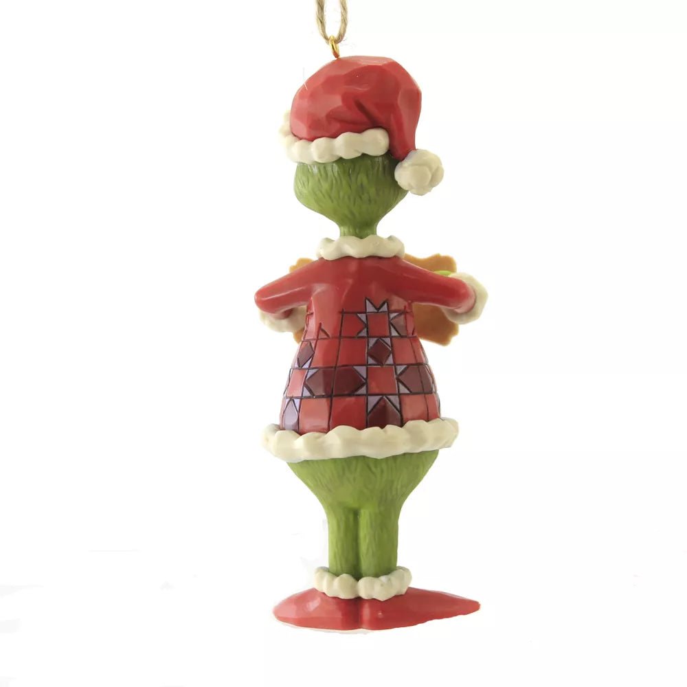 Jim Shore Dr. Seuss Merry Grinchmas Hanging Ornament, 5 Inch