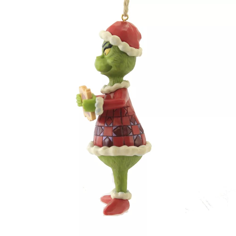 Jim Shore Dr. Seuss Merry Grinchmas Hanging Ornament, 5 Inch