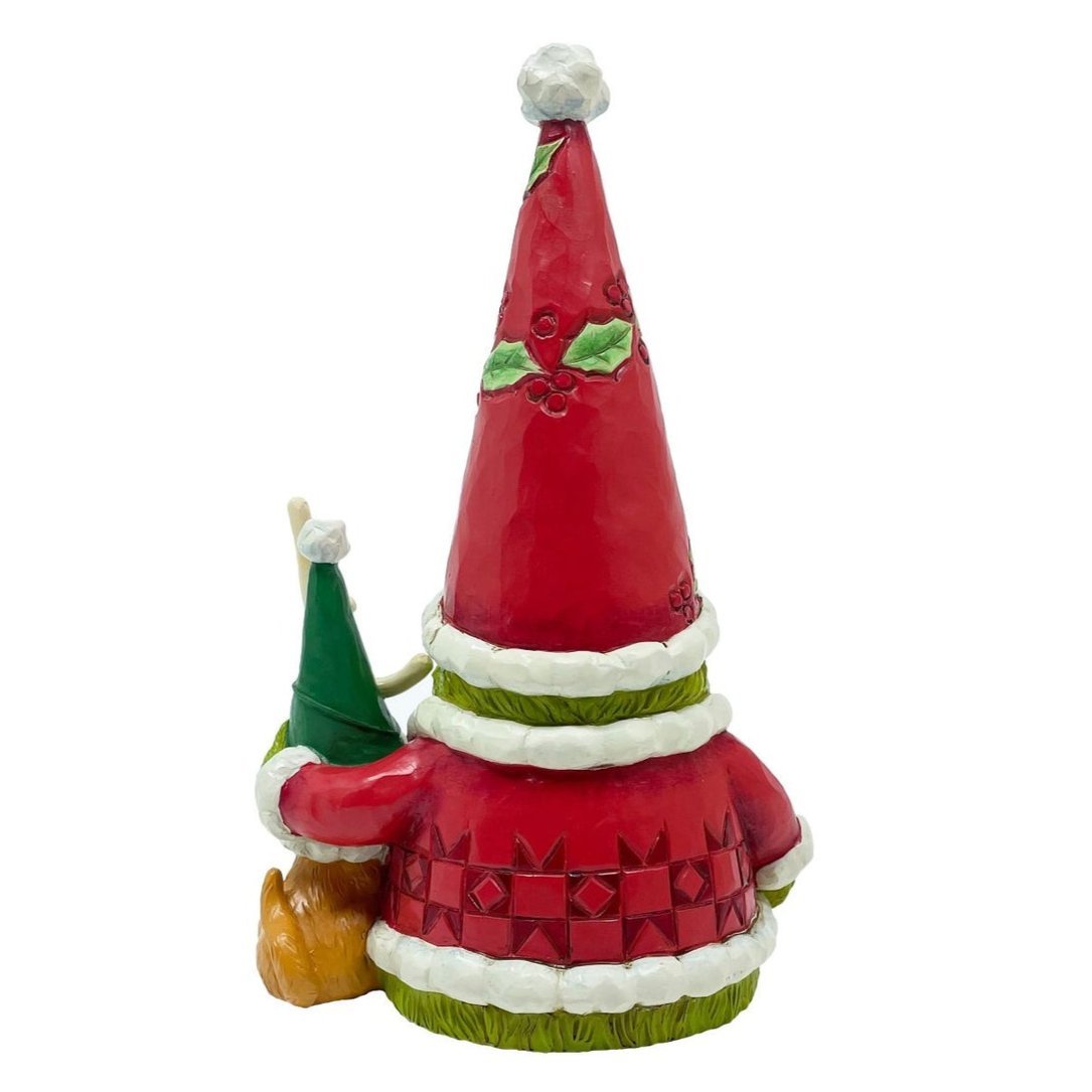 Jim Shore Dr. Seuss The Grinch and Max Gnome Figurine, 6.5"