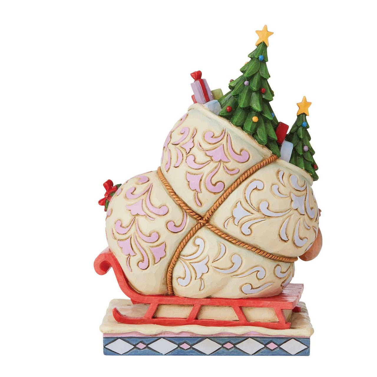 Jim Shore Dr. Seuss The Grinch and Max Standing by Sleigh Figurine