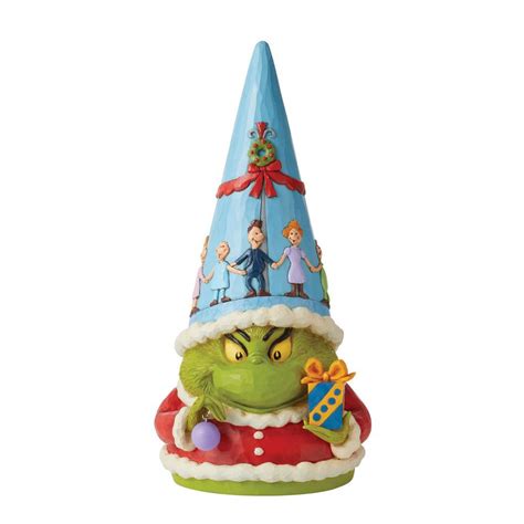 Jim Shore Dr. Seuss The Grinch Gnome Statue Figurine