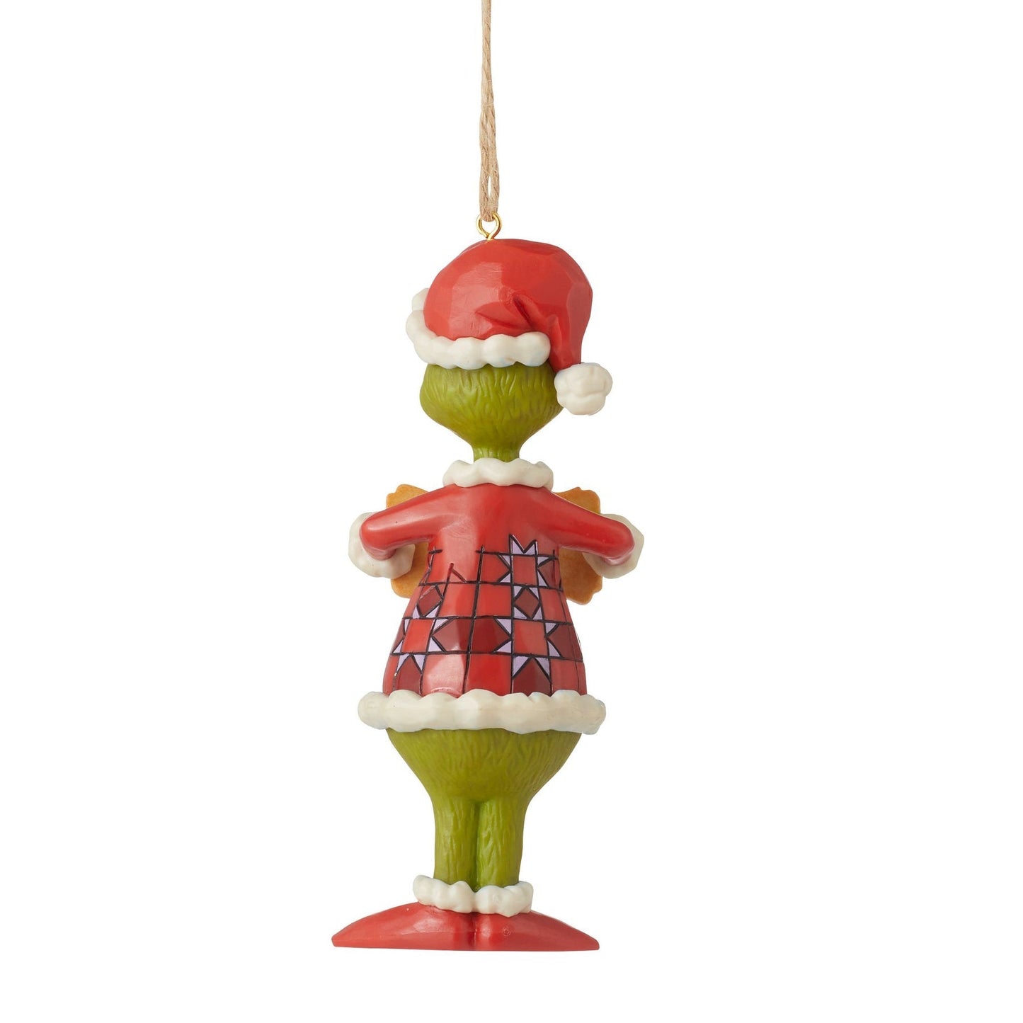 Jim Shore Dr. Seuss The Grinch Naughty and Nice Hanging Ornament, 5 Inch